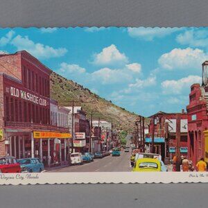Vintage Postcard - Downtown Virginia City Nevada - Dexter Press